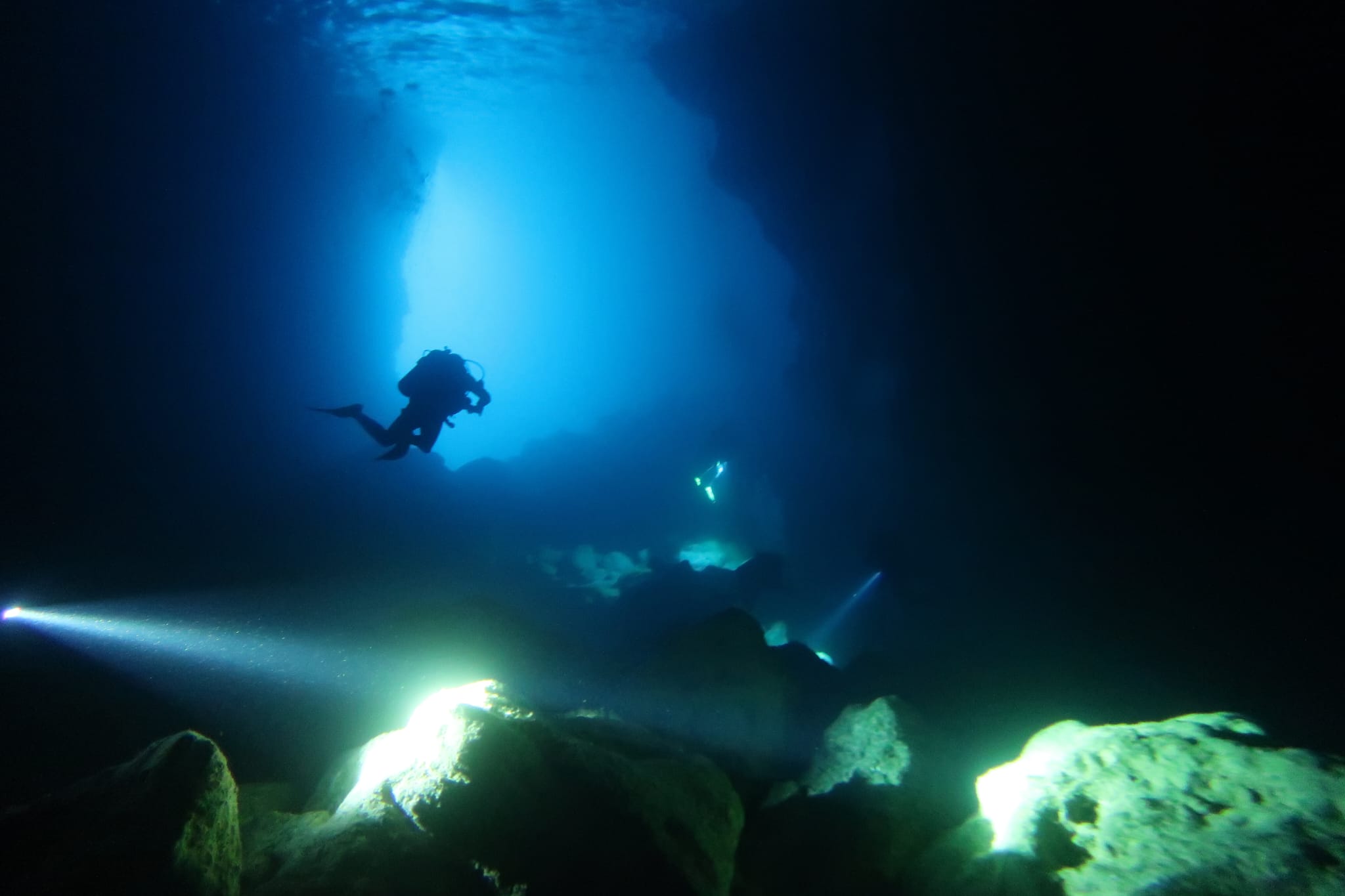 Cave dive at Simbiosis